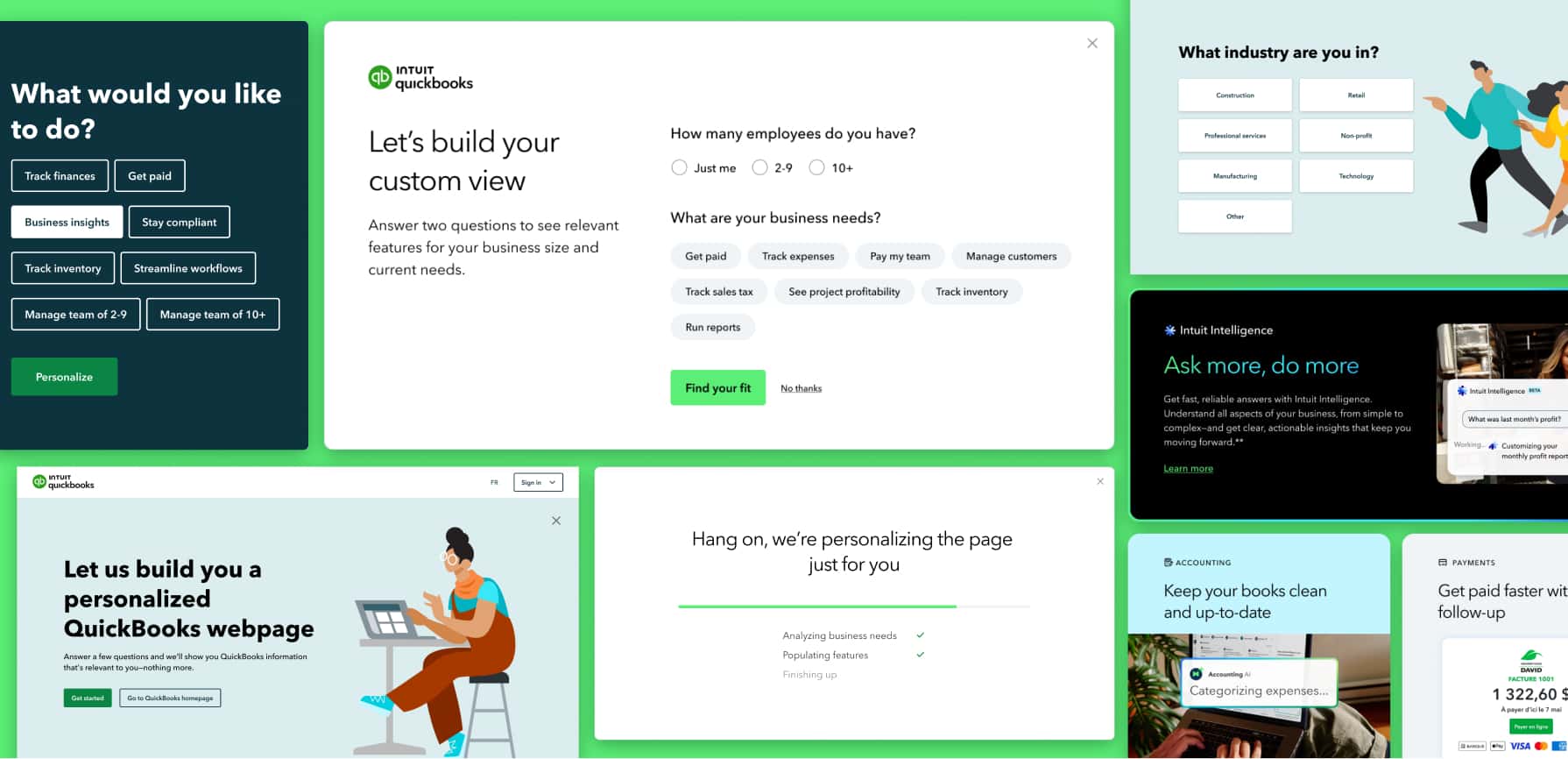 Choose your own journey — design iterations