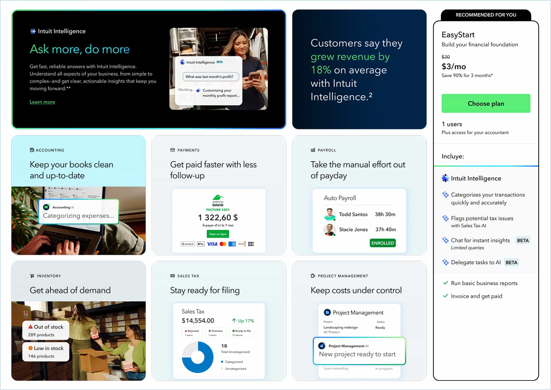 Choose your own journey — recommended results