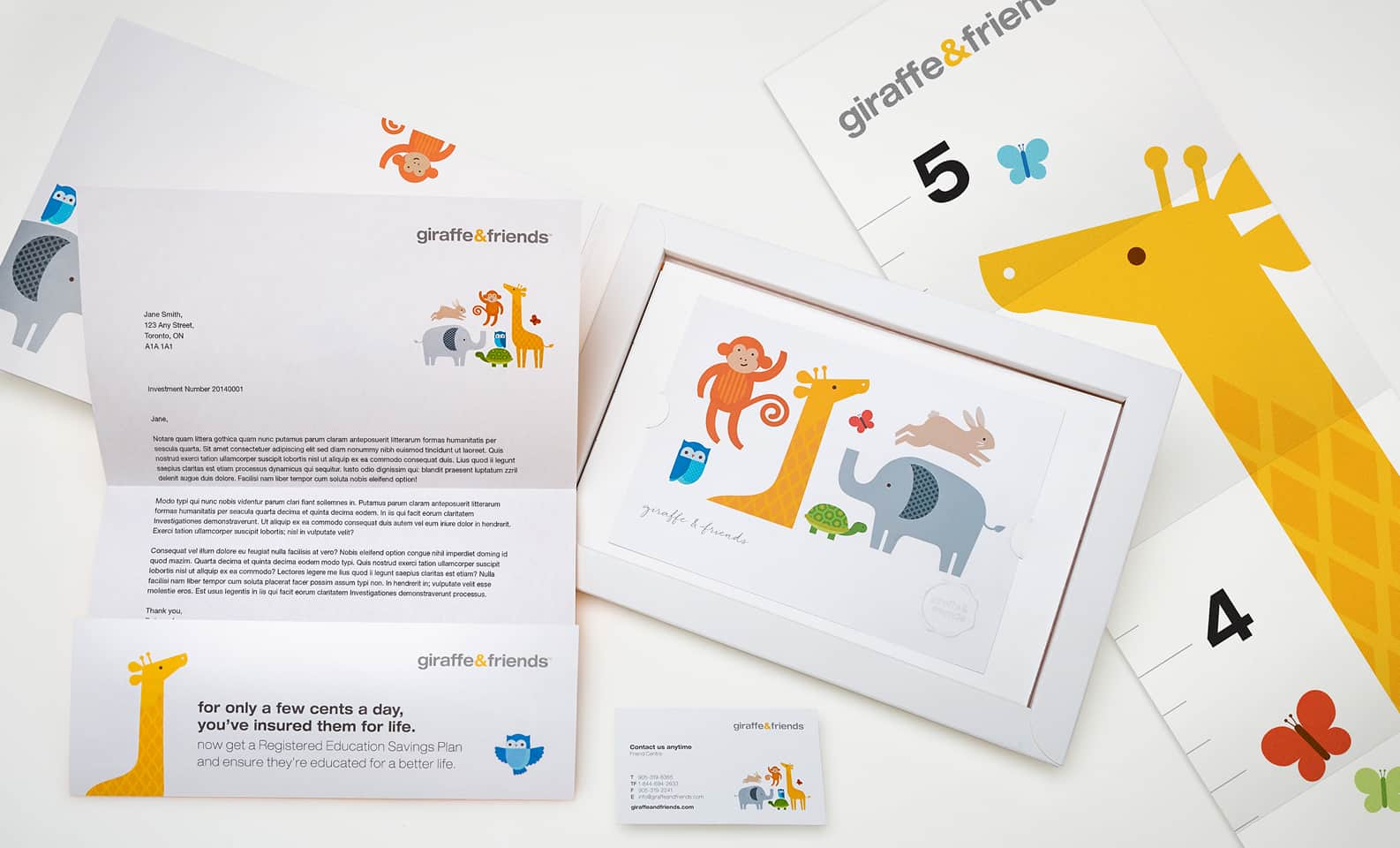 giraffe & friends brand launch
