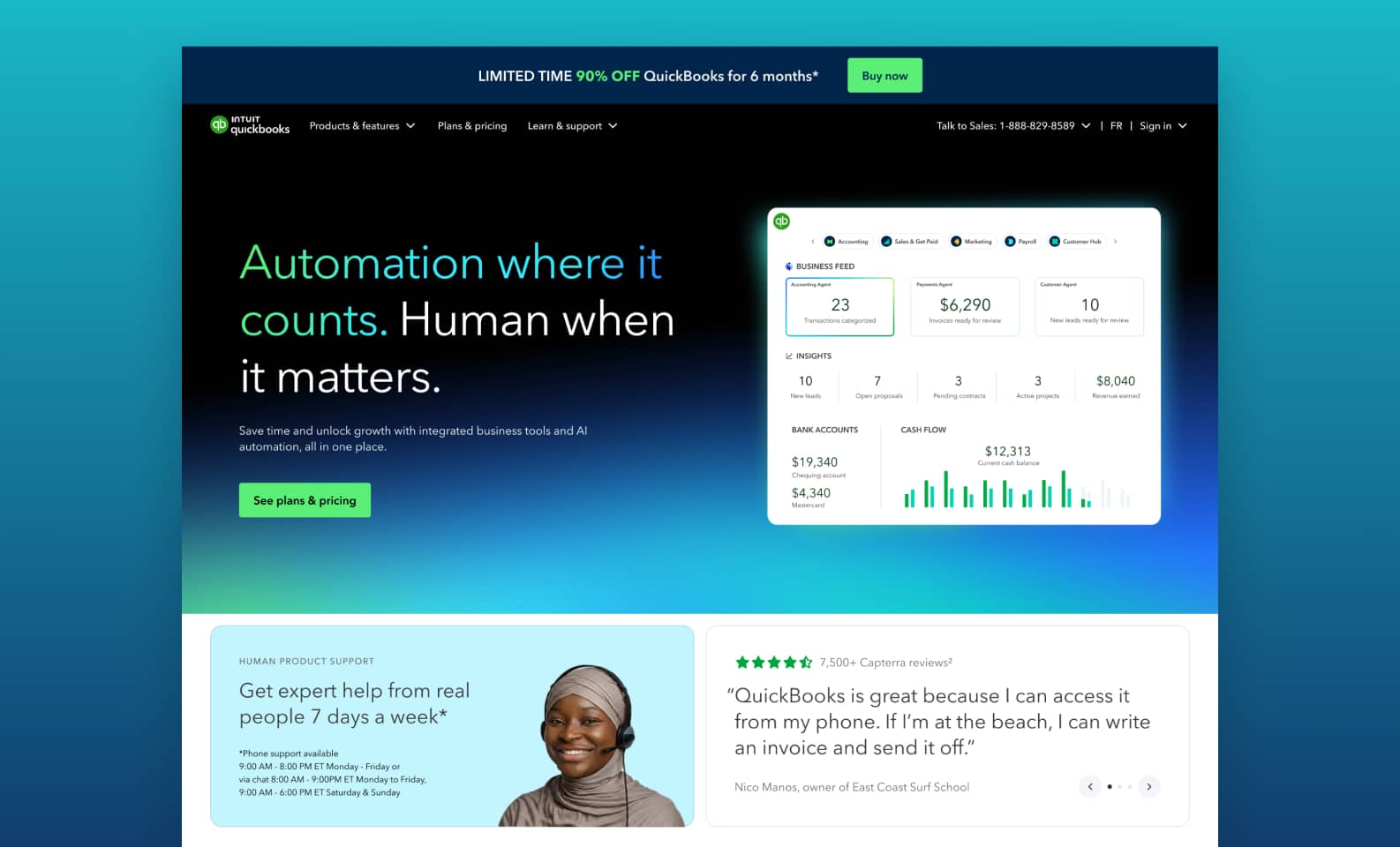 QuickBooks international launch