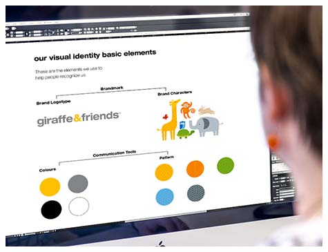giraffe & friends Branding