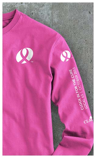 Clock In For The Cure t-shirt